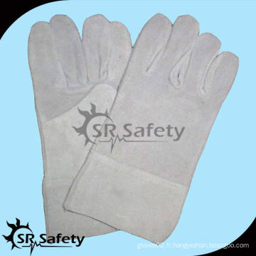 SRSAFETY gants de sécurité plus longs en cuir pour travailler